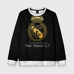 Свитшот детский FC Real Madrid: Gold Edition, цвет: 3D-белый