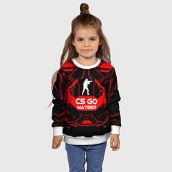 Свитшот детский CS:GO - Матвей, цвет: 3D-белый — фото 2