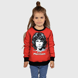 Свитшот детский Jim Morrison, цвет: 3D-черный — фото 2