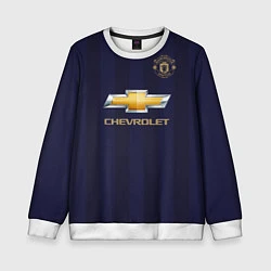 Свитшот детский FC MU: Pogba Away 18/19, цвет: 3D-белый