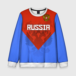 Детский свитшот Russia Red & Blue