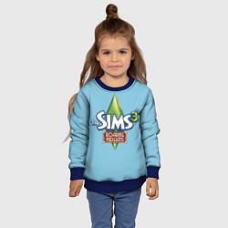 Свитшот детский The Sims 3: Roaring Heights, цвет: 3D-синий — фото 2