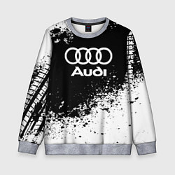 Свитшот детский Audi: Black Spray, цвет: 3D-меланж