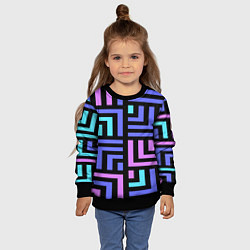 Свитшот детский Blue Maze, цвет: 3D-черный — фото 2