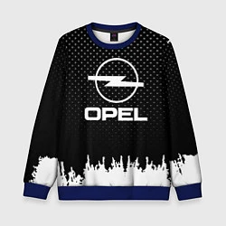 Свитшот детский Opel: Black Side, цвет: 3D-синий