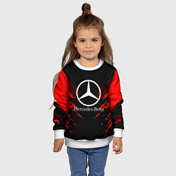 Свитшот детский Mercedes-Benz: Red Anger, цвет: 3D-белый — фото 2