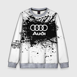 Свитшот детский Audi: Black Spray, цвет: 3D-меланж