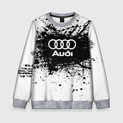 Свитшот детский Audi: Black Spray, цвет: 3D-меланж