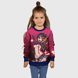 Свитшот детский Kill La Kill, цвет: 3D-синий — фото 2