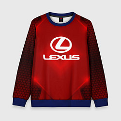 Свитшот детский Lexus: Red Light, цвет: 3D-синий