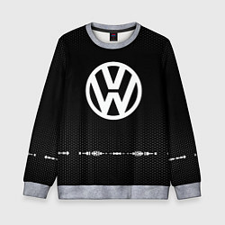 Свитшот детский Volkswagen: Black Abstract, цвет: 3D-меланж