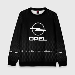 Свитшот детский Opel: Black Abstract, цвет: 3D-черный