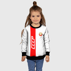 Свитшот детский СССР: White Collection, цвет: 3D-черный — фото 2