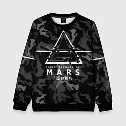 Свитшот детский 30 STM Camo, цвет: 3D-черный