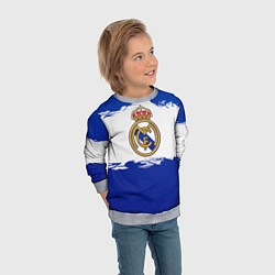 Свитшот детский Real Madrid FC, цвет: 3D-меланж — фото 2