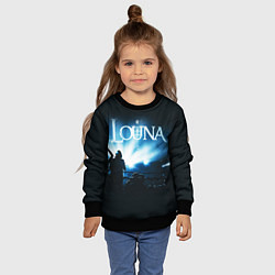 Свитшот детский Louna, цвет: 3D-черный — фото 2