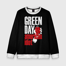 Свитшот детский Green Day: American Idiot, цвет: 3D-белый