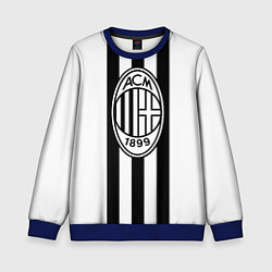 Свитшот детский AC Milan: Black & White, цвет: 3D-синий