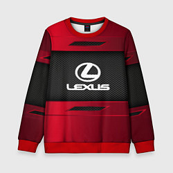 Свитшот детский Lexus Sport, цвет: 3D-красный