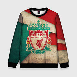 Свитшот детский FC Liverpool: Old Style, цвет: 3D-черный