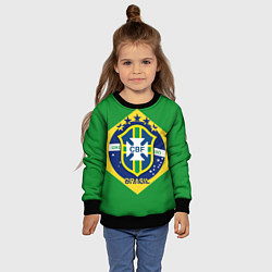 Свитшот детский CBF Brazil, цвет: 3D-черный — фото 2