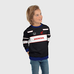 Свитшот детский Honda Sport, цвет: 3D-синий — фото 2