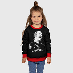 Свитшот детский Zlatan Ibrahimovic, цвет: 3D-красный — фото 2