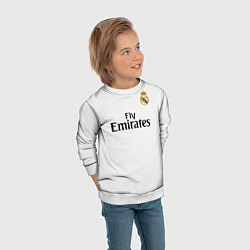 Свитшот детский FC Real Madrid: Ramos Home 18-19, цвет: 3D-белый — фото 2