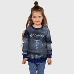 Свитшот детский God of War: Storm, цвет: 3D-синий — фото 2
