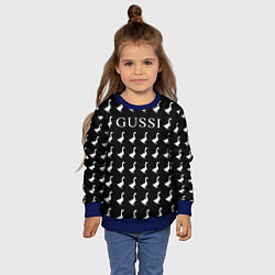 Свитшот детский GUSSI Black, цвет: 3D-синий — фото 2