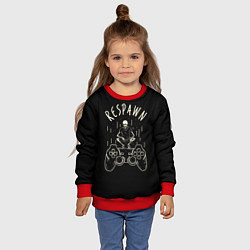 Свитшот детский Respawn: Dead Player, цвет: 3D-красный — фото 2