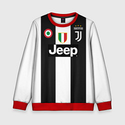 Свитшот детский FC Juventus 18-19, цвет: 3D-красный