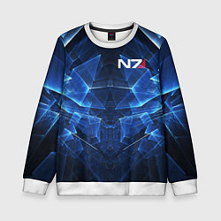 Детский свитшот Mass Effect: Blue Armor N7