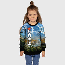 Свитшот детский Far Cry 4: Ice Mountains, цвет: 3D-черный — фото 2