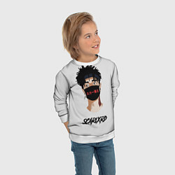 Свитшот детский Scarlxrd Man, цвет: 3D-белый — фото 2