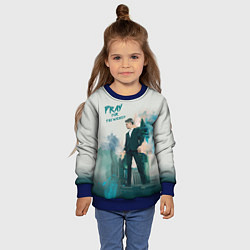 Свитшот детский Brendon Urie, цвет: 3D-синий — фото 2