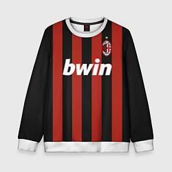 Свитшот детский AC Milan: Ronaldo Retro, цвет: 3D-белый