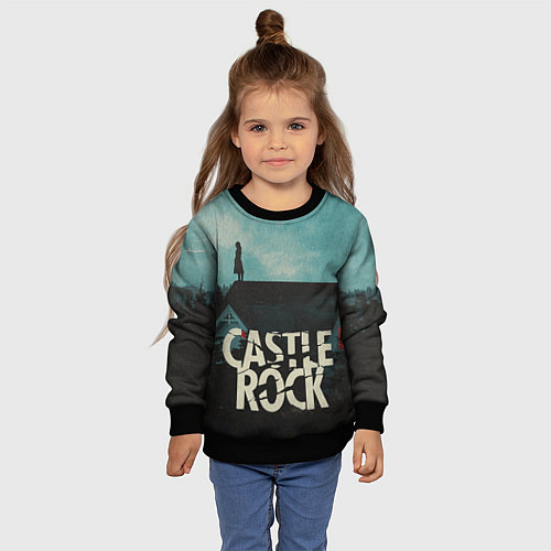 Детский свитшот Castle Rock / 3D-Черный – фото 4