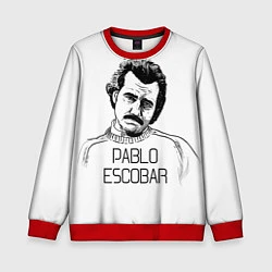 Свитшот детский Pablo Escobar, цвет: 3D-красный
