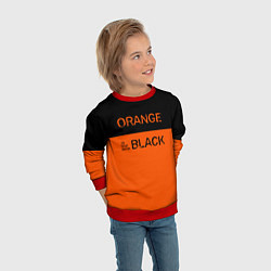 Свитшот детский Orange Is the New Black, цвет: 3D-красный — фото 2