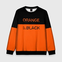 Свитшот детский Orange Is the New Black, цвет: 3D-черный
