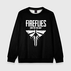 Детский свитшот Fireflies: White Logo