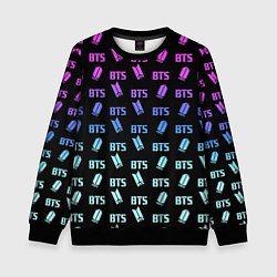 Детский свитшот BTS: Neon Gradient