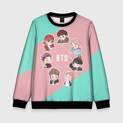 Свитшот детский BTS Boys, цвет: 3D-черный