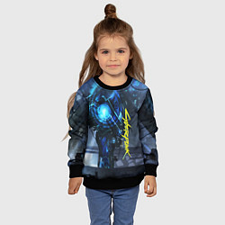 Свитшот детский Cyberpunk 2077, цвет: 3D-черный — фото 2