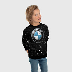 Свитшот детский BMW под Дождём, цвет: 3D-черный — фото 2