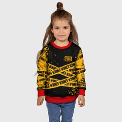 Свитшот детский PUBG: Only Winner, цвет: 3D-красный — фото 2