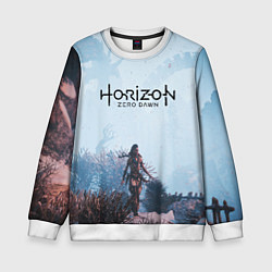 Свитшот детский Horizon Zero Dawn, цвет: 3D-белый