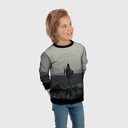 Свитшот детский Death Stranding, цвет: 3D-черный — фото 2