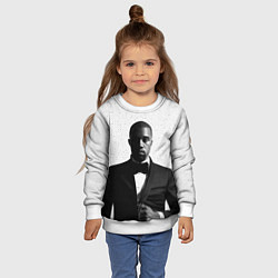 Свитшот детский Kanye West: Halftone, цвет: 3D-белый — фото 2